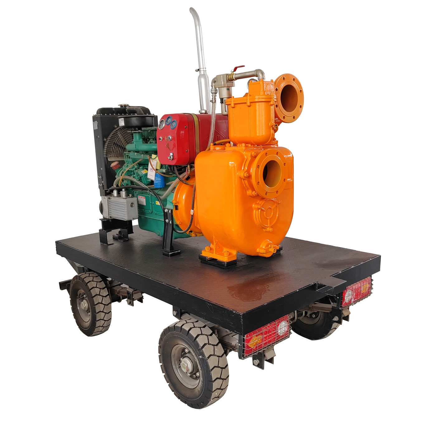 防汛抢险专用泵(移动式拖车泵)