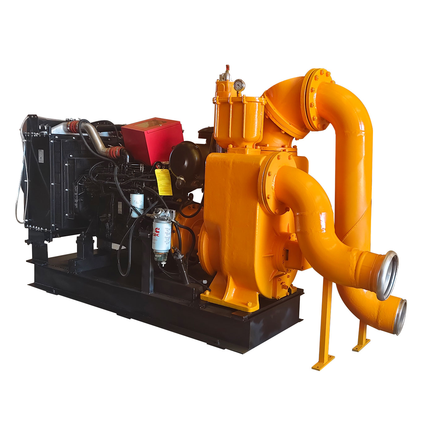 强自吸双吸式柴油机水泵(带真空装置)